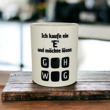 Tasse "Ich kaufe ein E ...